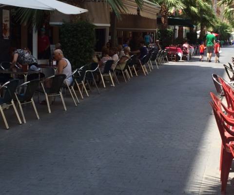 Coffee time in Torrevieja - July 2014
